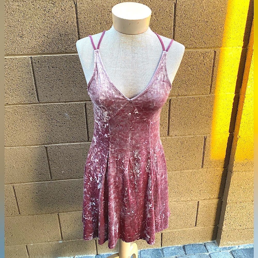 American Eagle Outfitter Crushed Velvet Dress